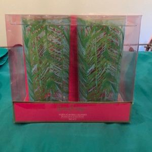 Lilly Pulitzer Acrylic high ball glasses